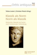 Cover: Klassik als Norm - Norm als Klassik - Aschendorff