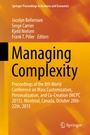 Cover: Managing Complexity - Springer