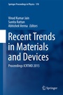 Cover: Recent Trends in Materials and Devices - Springer