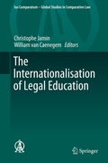 Cover: The Internationalisation of Legal Education - Springer