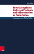 Abbildung von: Entwicklungslinien im Corpus Paulinum und weitere Studien zu Paulustexten - Vandenhoeck & Ruprecht