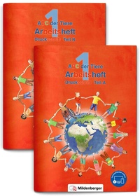 Abbildung von: ABC der Tiere 1 - Arbeitsheft Druckschrift, Teil A und B - Mildenberger Verlag GmbH