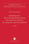 Cover: Bundesgesetz &uuml;ber die Harmonisierung der direkten Steuern der Kantone und Gemeinden (StHG) - Helbing & Lichtenhahn