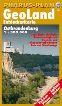 Abbildung von: Pharus-Plan GeoLand. Entdeckerkarte Ostbrandenburg 1 : 300.000. - Jaron