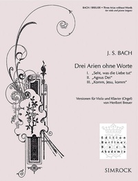 Abbildung von: Drei Arien ohne Worte - Benjamin, A J