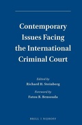 Cover: Contemporary Issues Facing the International Criminal Court - Martinus Nijhoff