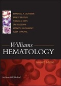 Cover: Williams Hematology, Seventh Edition - McGraw-Hill Medical