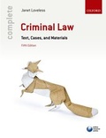 Cover: Complete Criminal Law - Oxford University Press