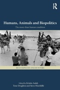 Cover: Humans, Animals and Biopolitics - Routledge