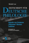 Cover: Heimito von Doderers "D&auml;monen"-Roman: Lekt&uuml;ren - Erich Schmidt Verlag