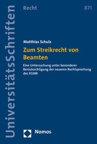 Abbildung von: Zum Streikrecht von Beamten - Nomos