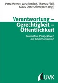 Cover: Verantwortung - Gerechtigkeit - &Ouml;ffentlichkeit - UVK