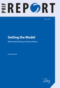 Cover: Setting the Model - PRIF - Leibniz-Institut f&uuml;r Friedens- und Konfliktforschung