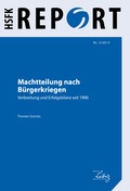 Cover: Machtteilung nach B&uuml;rgerkriegen - PRIF - Leibniz-Institut f&uuml;r Friedens- und Konfliktforschung