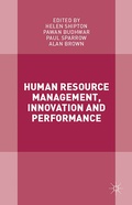 Cover: Human Resource Management, Innovation and Performance - Palgrave Macmillan