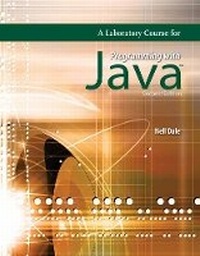 Enlarge image Cover: A Laboratory Course for Programming with Java - Jones and Bartlett Publishers, Inc