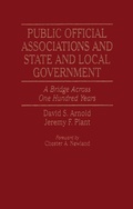 Cover: Public Official Associations and State and Local Government - University Press of America