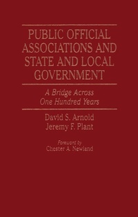 Enlarge image Cover: Public Official Associations and State and Local Government - University Press of America
