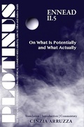 Cover: PLOTINUS Ennead II.5 On What Is Potentially and What Actually - Parmenides Publishing