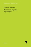 Cover: Ph&auml;nomenologische Psychologie - Meiner