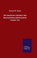 Cover: Die deutsche Literatur des Neunzehnten Jahrhunderts - Salzwasser-Verlag GmbH