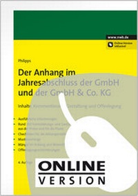 Abbildung von: Der Anhang im Jahresabschluss der GmbH und der GmbH & Co. KG - NWB