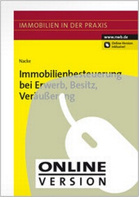 Abbildung von: Immobilienbesteuerung bei Erwerb, Besitz, Veräußerung - NWB