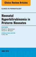 Cover: Neonatal Hyperbilirubinemia in Preterm Neonates, An Issue of Clinics in Perinatology - Elsevier