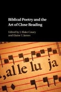 Cover: Biblical Poetry and the Art of Close Reading - Cambridge University Press