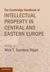 Enlarge image Cover: Cambridge Handbook of Intellectual Property in Central and Eastern Europe - Cambridge University Press