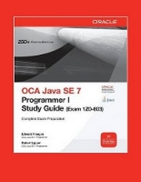Abbildung von: Oca Java Se 7 Programmer I Study Guide (Exam 1z0-803) - McGraw Hill Education India