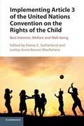 Cover: Implementing Article 3 of the United Nations Convention on the Rights of the Child - Cambridge University Press