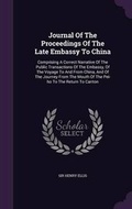 Cover: Journal of the Proceedings of the Late Embassy to China - Palala Press