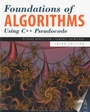 Cover: FOUNDATNS OF ALGORITHMS USING C++ PSEUDOCODE 3E (PAPER) - Jones and Bartlett Publishers, Inc