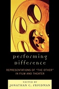 Cover: Performing Difference - University Press of America