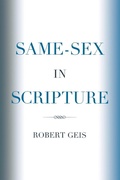 Cover: Same-Sex in Scripture - University Press of America