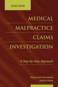 Abbildung von: Medical Malpractice Claims Investigation - Jones and Bartlett Publishers, Inc