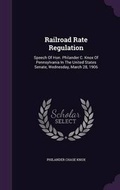 Cover: Railroad Rate Regulation - Palala Press