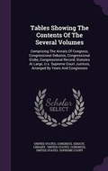 Cover: Tables Showing the Contents of the Several Volumes - Palala Press