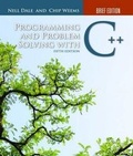 Cover: Programming and Problem Solving with C++: Brief Edition - Jones and Bartlett Publishers, Inc