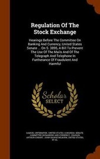Enlarge image Cover: Regulation Of The Stock Exchange - Arkose Press