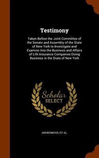 Enlarge image Cover: Testimony - Arkose Press