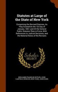 Enlarge image Cover: Statutes at Large of the State of New York - Arkose Press
