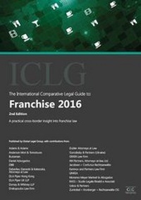 Enlarge image Cover: The International Comparative Legal Guide to: Franchise 2016 - Global Legal Group Ltd
