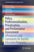Cover: Policy, Professionalization, Privatization, and Performance Assessment - Springer