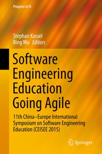 Enlarge image Cover: Software Engineering Education Going Agile - Springer