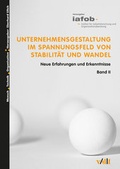 Cover: Unternehmensgestaltung im Spannungsfeld von Stabilit&auml;t und Wandel - vdf Hochschulverlag AG