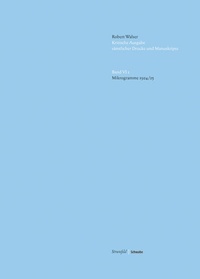 Enlarge image Cover: Mikrogramme 1924/25 - Schwabe Verlagsgruppe AG Schwabe Verlag