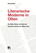 Cover: Literarische Moderne in Olten - Chronos