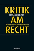 Cover: Kritik am Recht - Dietz